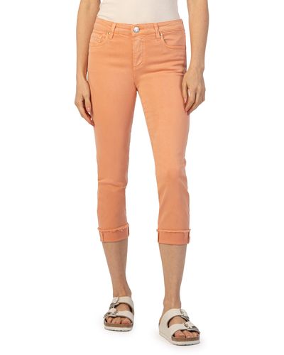Kut From The Kloth Amy Fray Hem Crop Skinny Jeans - Multicolor