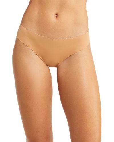 Nude Barre Seamless Thong - Natural