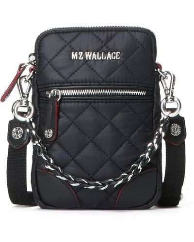 MZ Wallace Micro Crosby Crossbody Bag - Black