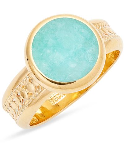 Anna Beck Amazonite Cocktail Ring - Blue