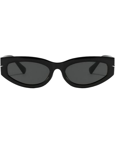 Fifth & Ninth Alexa 58mm Oval Polarized Sunglasses - Black