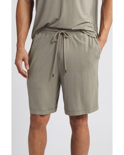 Daniel Buchler Modal Blend Pajama Shorts - Gray