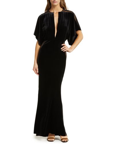Norma Kamali Obie Cover-up Dress - Black