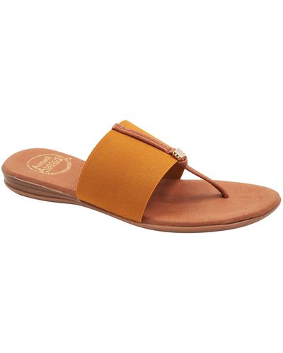 Andre Assous Nice Featherweightstm Slide Sandal - Brown