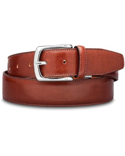 Bosca Roma Leather Belt - Red
