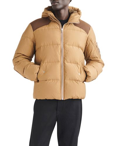Rag & Bone Byron Quilted Hooded Down Jacket - Multicolor