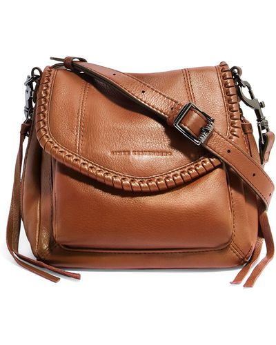 Aimee Kestenberg Mini All For Love Convertible Leather Crossbody Bag - Brown