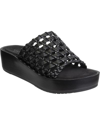 Naked Feet Cyprus Platform Sandal - Black