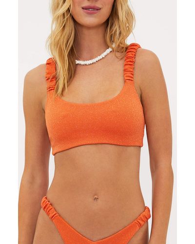Beach Riot Effie Bikini Top - Orange