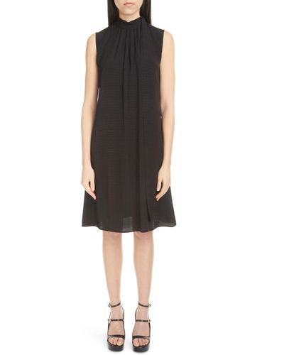 Givenchy Lavaliere 4g Jacquard Sleeveless Dress - Black
