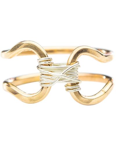 Nashelle Bound Ring - Metallic