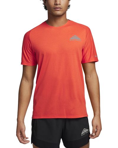 Nike Dri-fit Trail Solar Chase Performance T-shirt - Red