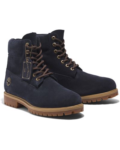 Navy blue outlet timberlands