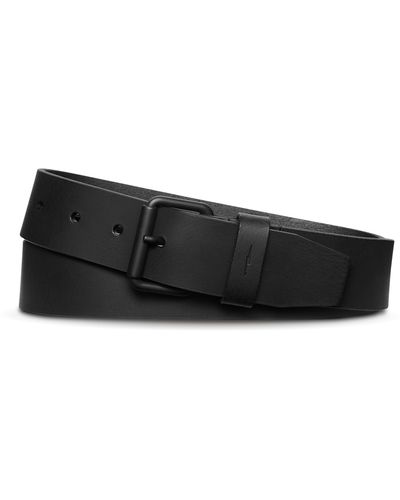 Shinola Rambler Leather Belt - Black