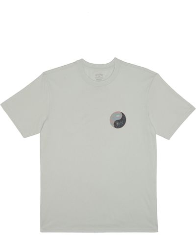 Billabong Yin & Yang Organic Cotton Graphic T-shirt - Gray