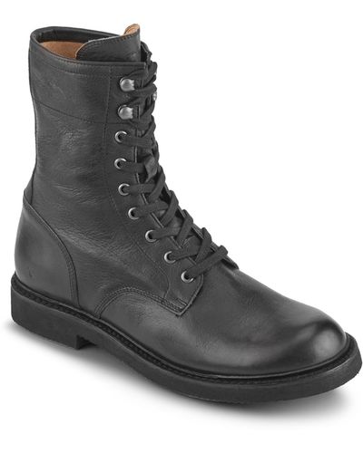 Frye Dean Combat Boot - Black