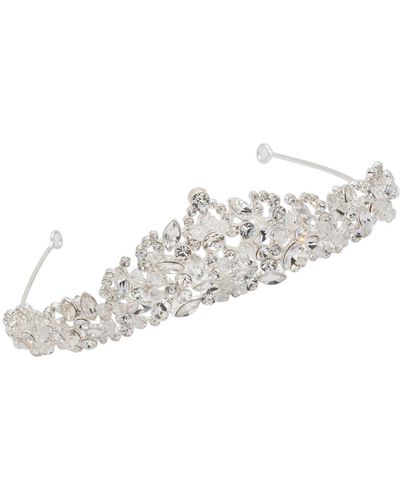 Brides & Hairpins Elizabeth Crystal Halo Crown (nordstrom Exclusive) - White