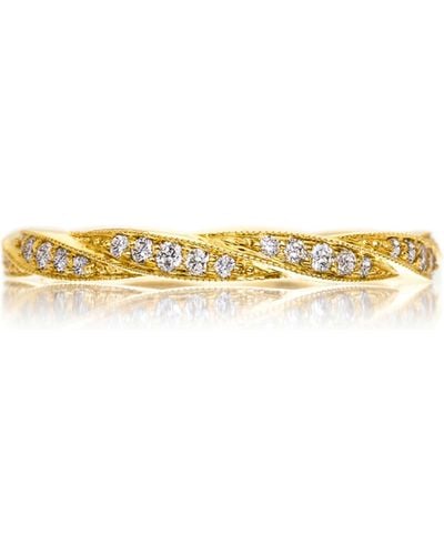 Sethi Couture Diamond Twine Band Ring - Multicolor