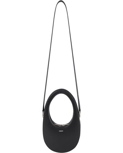 Coperni Mini Swipe Leather Crossbody Bag - Black