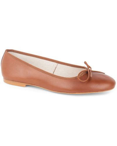 Patricia Green Bow Ballet Flat - Brown