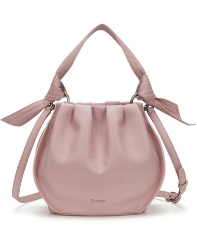 orYANY Selena Leather Bucket Bag - Pink