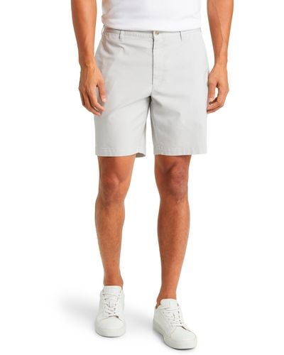 Peter Millar Crown Comfort Stretch Cotton Blend Shorts - White