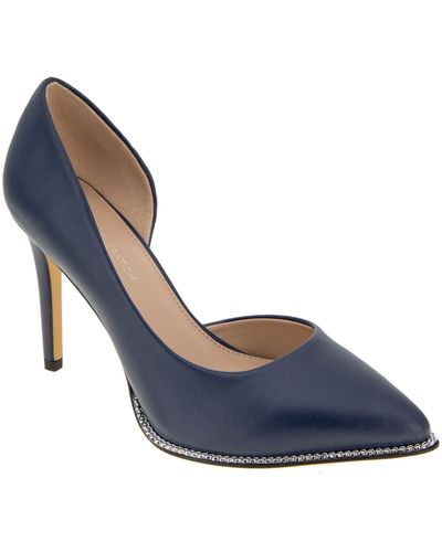 BCBGeneration Harnoy Half D'orsay Pointed Toe Pump - Blue