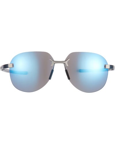 Tag Heuer Flex 59mm Pilot Sport Sunglasses - Blue