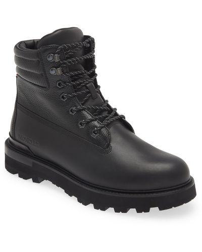 Moncler Peka Water Repellent Hiking Boot - Black