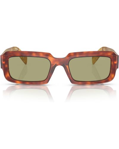 Prada 55mm Cat Eye Sunglasses - Natural