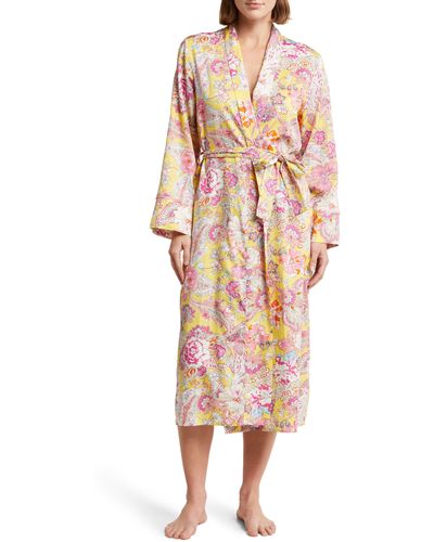 Papinelle Ella Floral Longline Robe - Multicolor