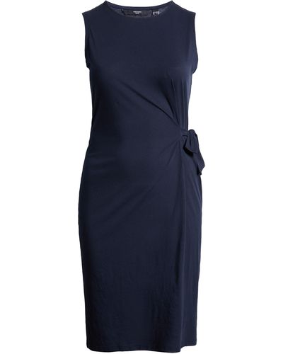 Vero Moda Mia Sleeveless Side Tie Dress - Blue