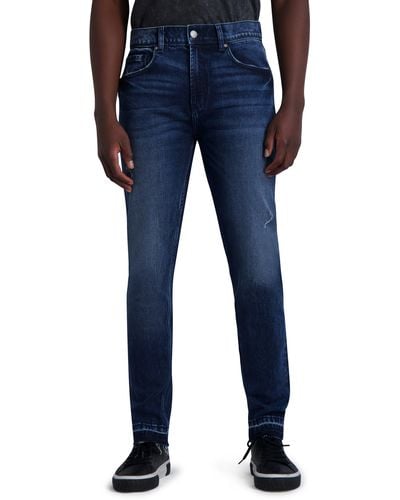 Karl Lagerfeld Relase Hem Slim Fit Jeans - Blue