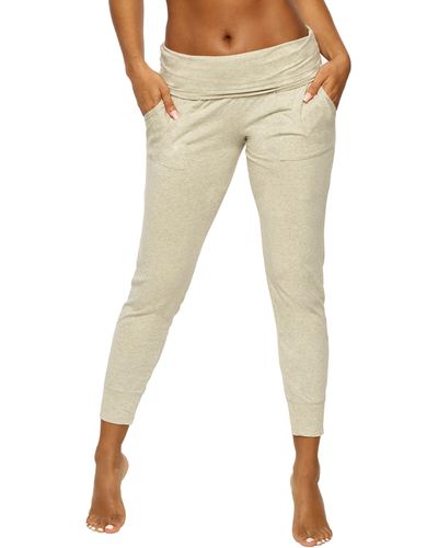 Felina Oversize Stretch Organic Cotton sweatpants - Natural