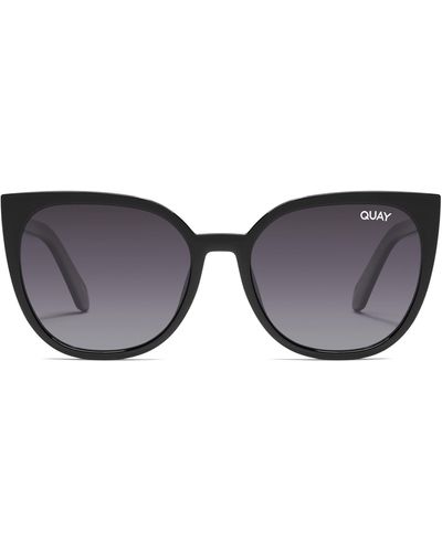 Quay Staycation 57mm Polarized Cat Eye Sunglasses - Multicolor