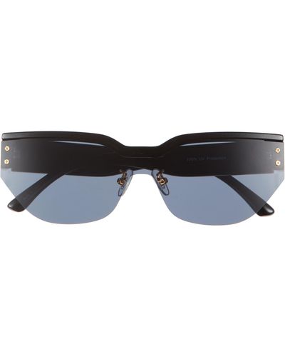 BP. Rimless Shield Sunglasses - Black