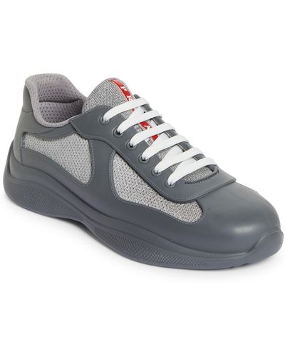 Prada America's Cup Low Top Sneaker - Gray