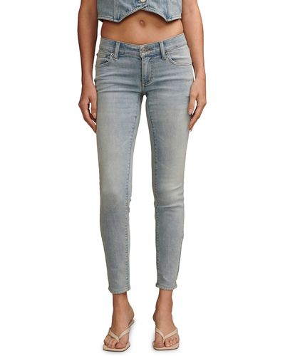 Lucky Brand Lizzie Low Rise Skinny Jeans - Blue
