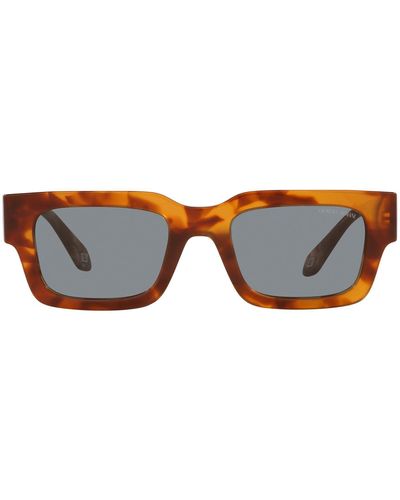 Armani Exchange 52mm Rectangular Sunglasses - Multicolor