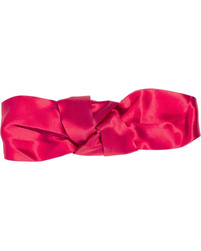 L. Erickson Knotted Head Wrap - Red