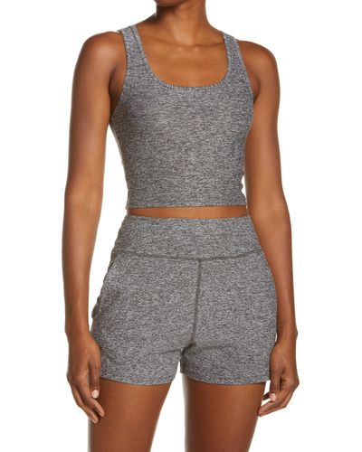 Outdoor Voices All Day Crop Tank - Gray