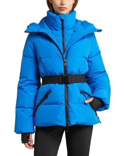 Goldbergh Snowmass Waterproof Down Hooded Ski Jacket - Blue