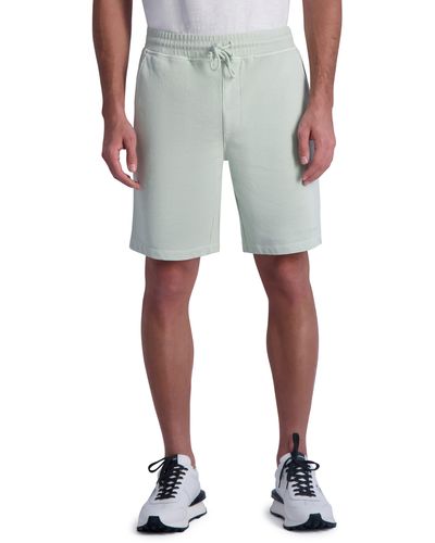 Karl Lagerfeld Drawstring Sweat Shorts - Gray