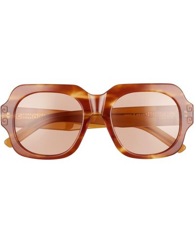 Pared Eyewear 51.5mm Square Sunglasses - Brown