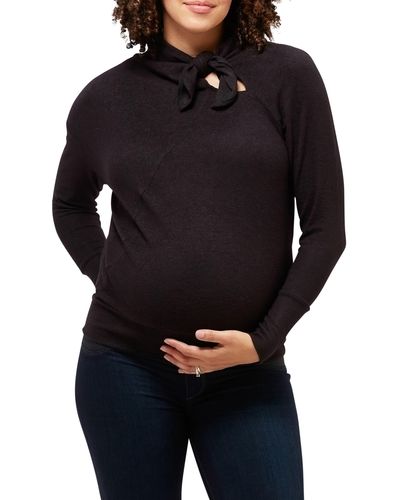 Nom Maternity Lou Maternity Sweater - Black