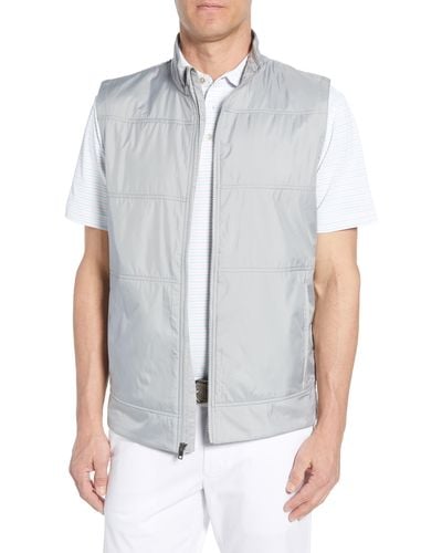 Cutter & Buck Stealth Quilted Vest - White