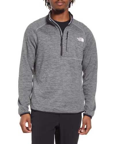 The North Face Canyonlands Quarter Zip Pullover - Gray