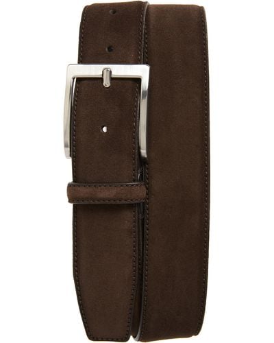 To Boot New York Suede Belt - Brown