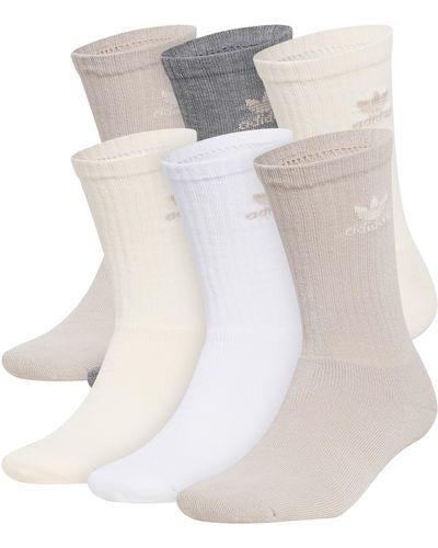 adidas Assorted 6-pack Originals Crew Socks - White
