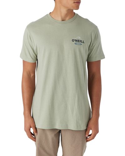 O'neill Sportswear Rip Tide Graphic T-shirt - Green